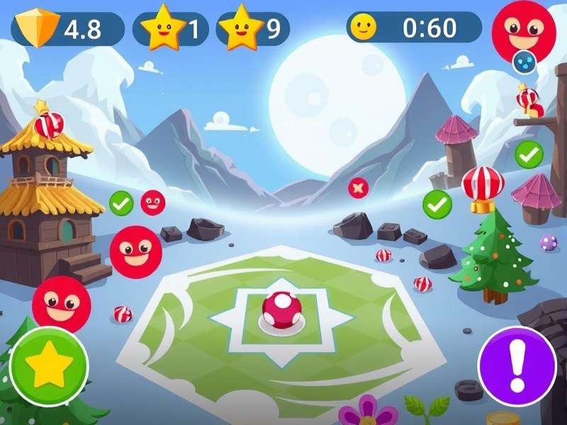 Five dice showing a Yahtzee roll on a wooden table