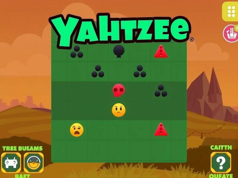 A diverse group of people with different abilities playing Yahtzee together using adaptive devices