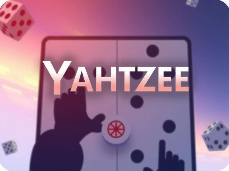 Yahtzee Silvergames interface showing dice and scorecard