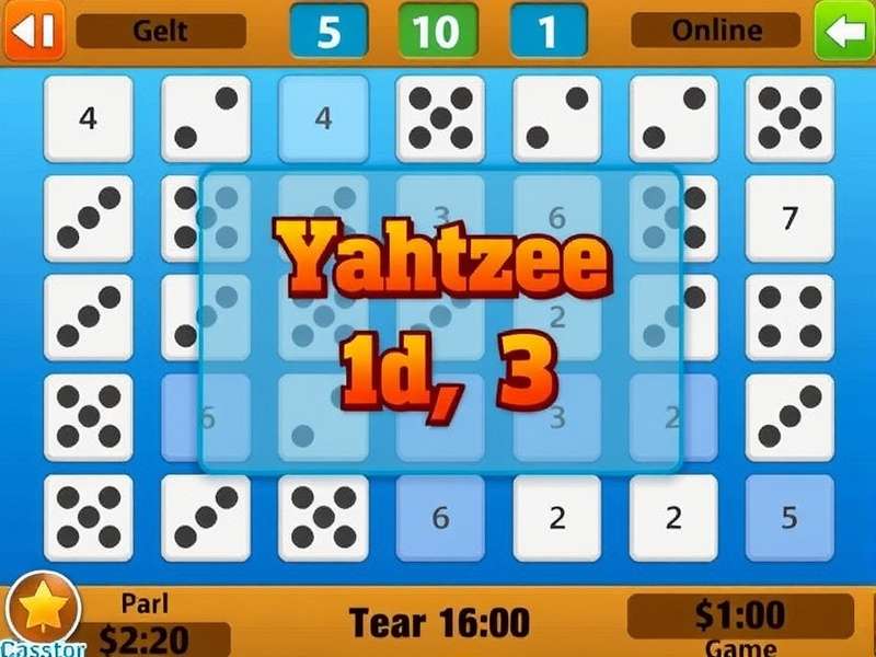 Free Online Yahtzee No Download – five dice and scorecard ready to play