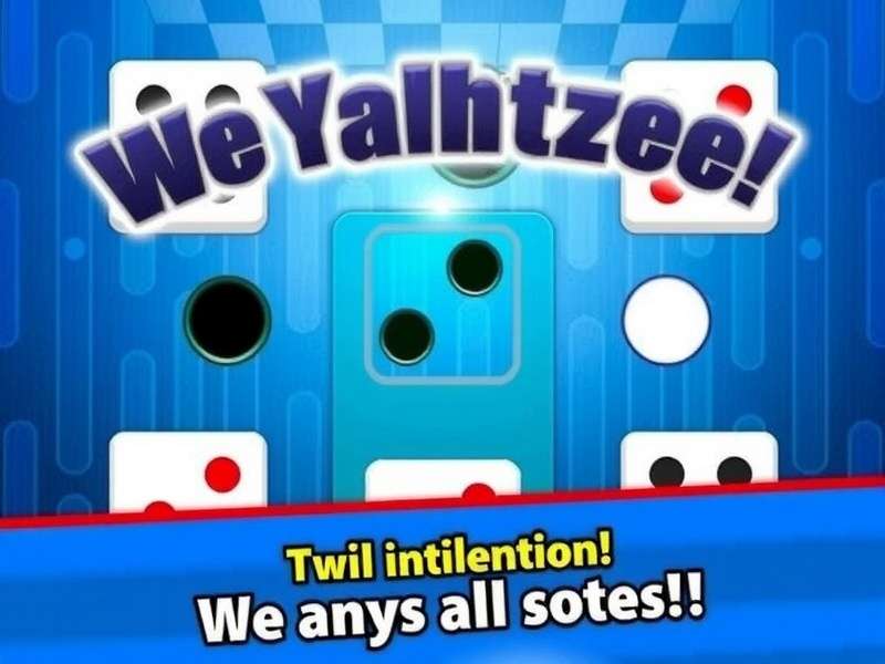 Yahtzee free online no download game interface showing dice and scorecard